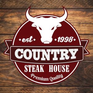 Logo Country Steakhouse Restaurant